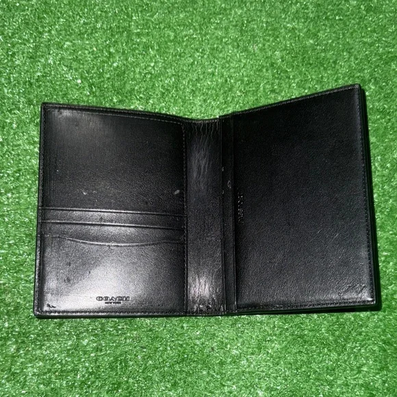 Coach Black and Gray Camouflage Passport Holder - Picture 3 of 5